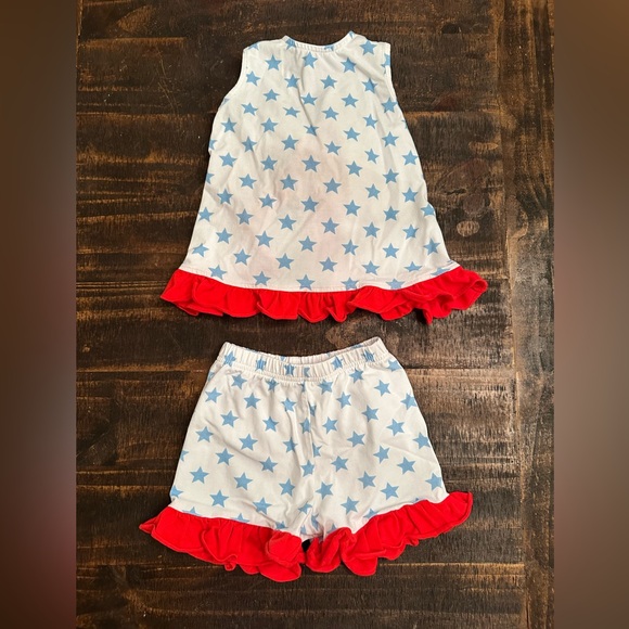 Stitchy Fish 4th of July/Memorial Day outfit. 3T - Picture 2 of 3